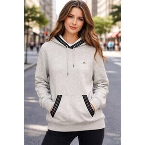 Michael Kors Women’s Logo Trim Hoodie / Pullover Sweatshirt